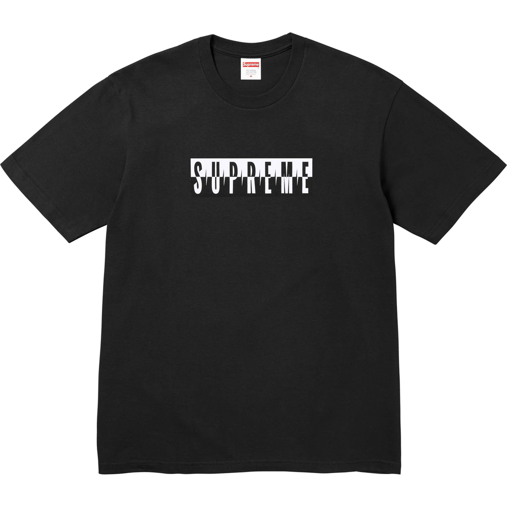 Supreme Split Black Tee