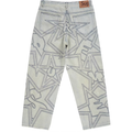 Supreme Stars Topstitch Baggy Jeans