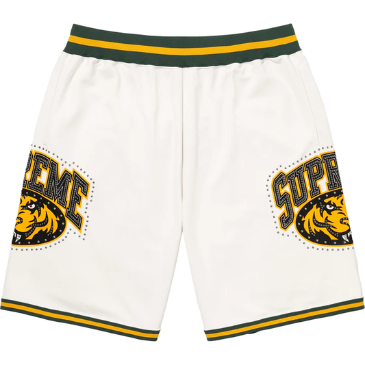 Supreme Studded White Basketball Shorts