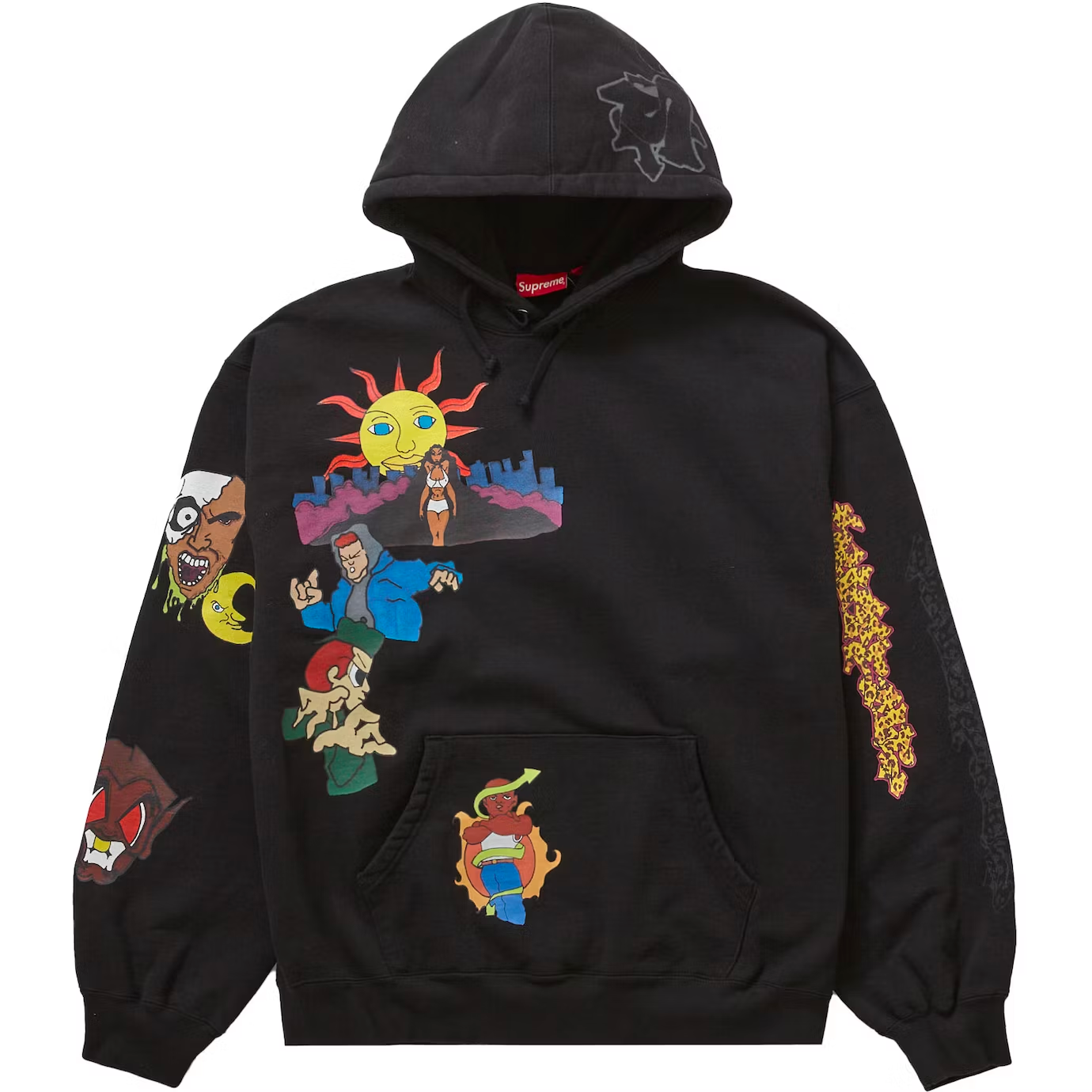 Supreme Sunrise Black Hoodie