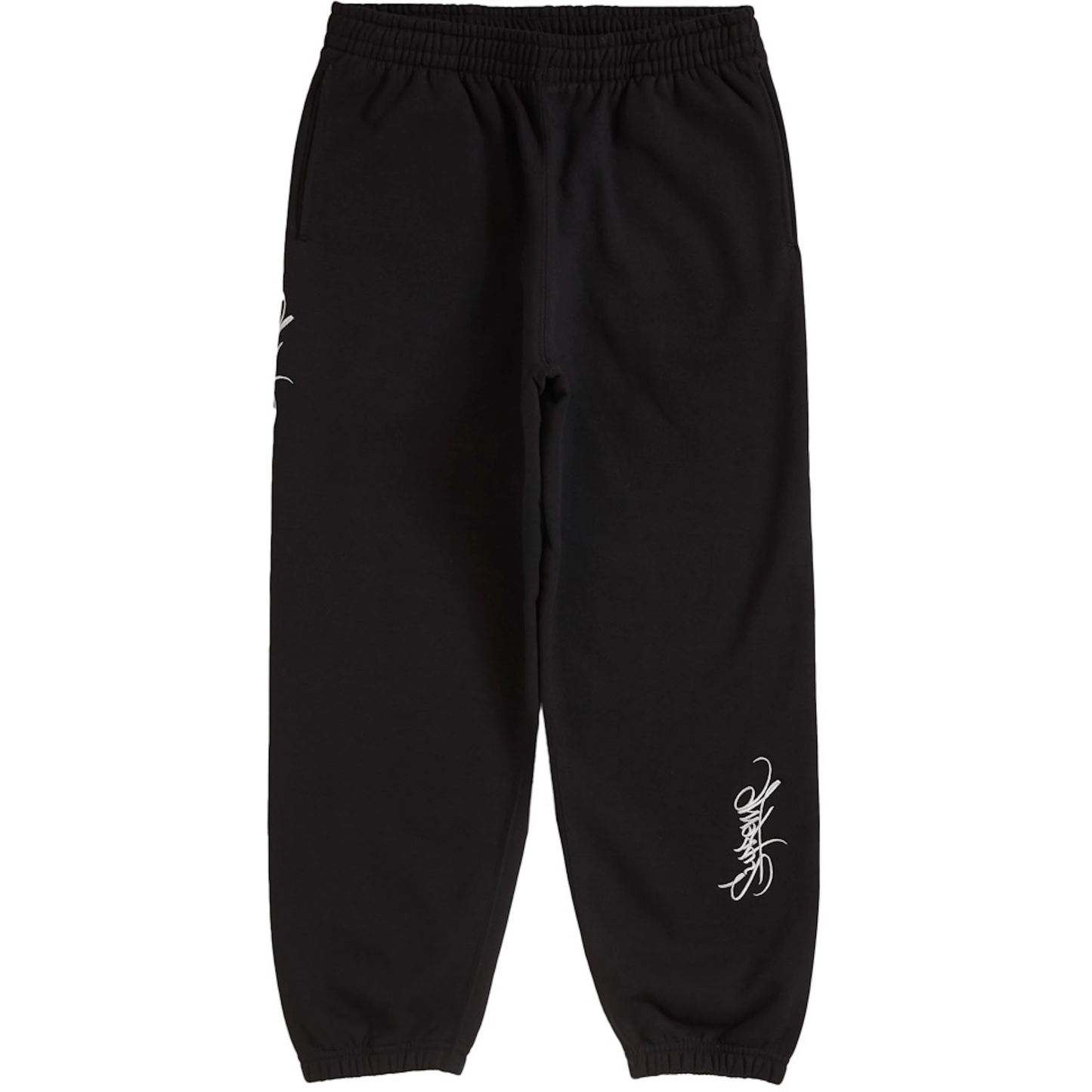 Supreme Tag Black Sweatpants