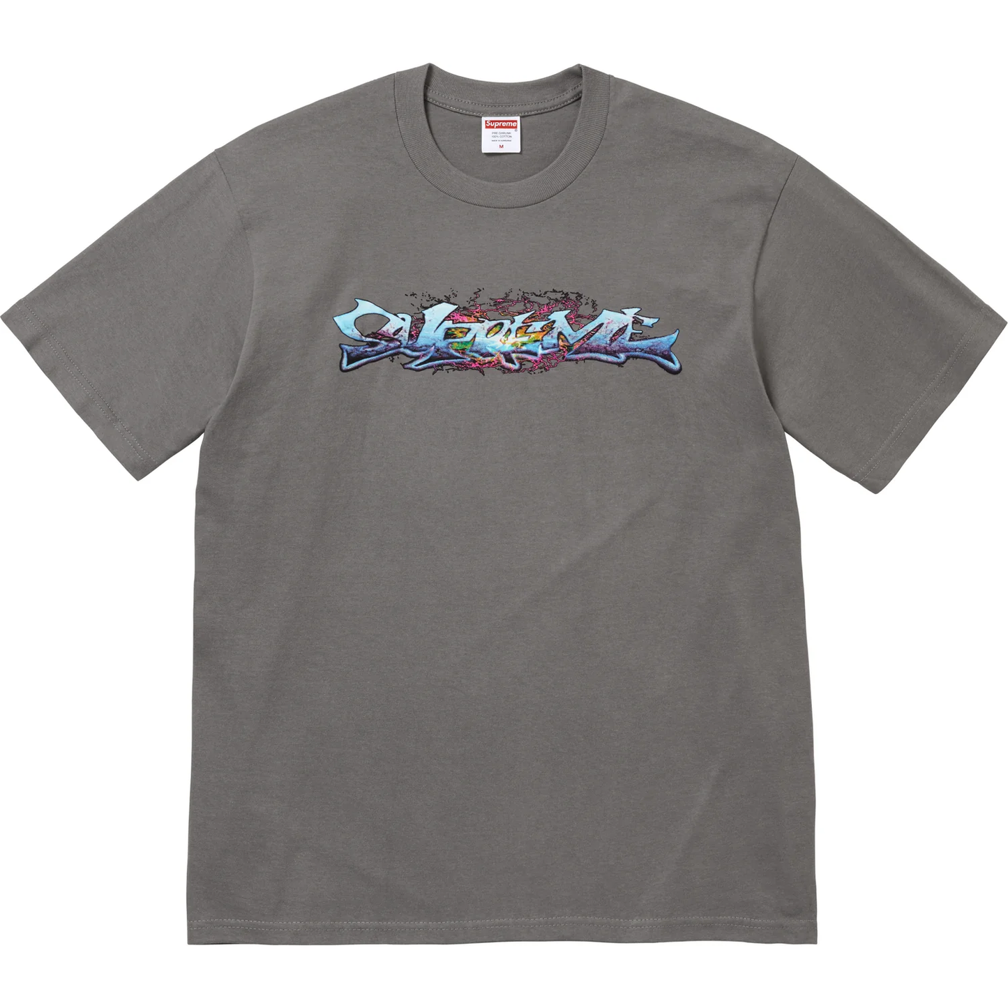 Supreme Tag Charcoal Tee