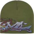 Supreme Tag Olive Beanie