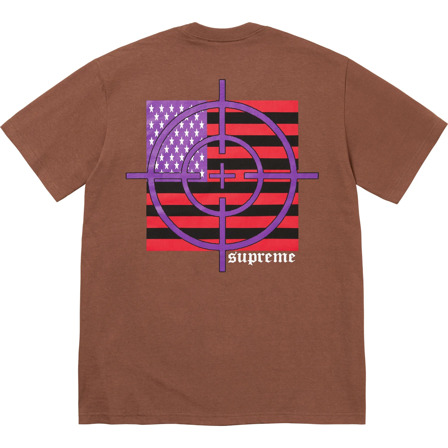 Supreme Target Brown Tee