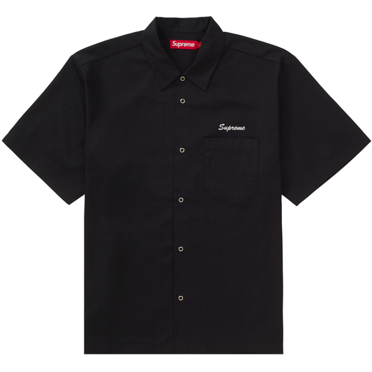 Supreme Teardrop Black S/S Work Shirt