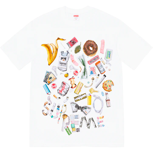 Supreme Trash White Tee