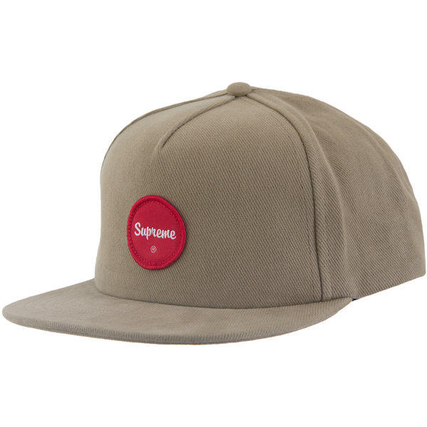 Supreme Twill Patch Khaki 5-Panel Hat