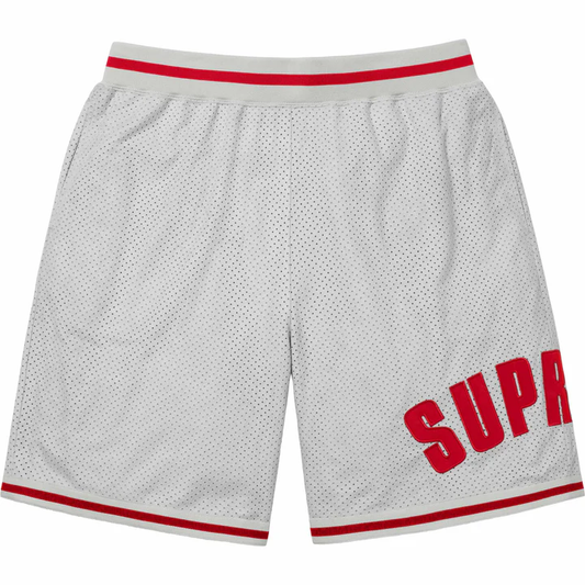 Supreme Ultrasuede Grey Mesh Shorts