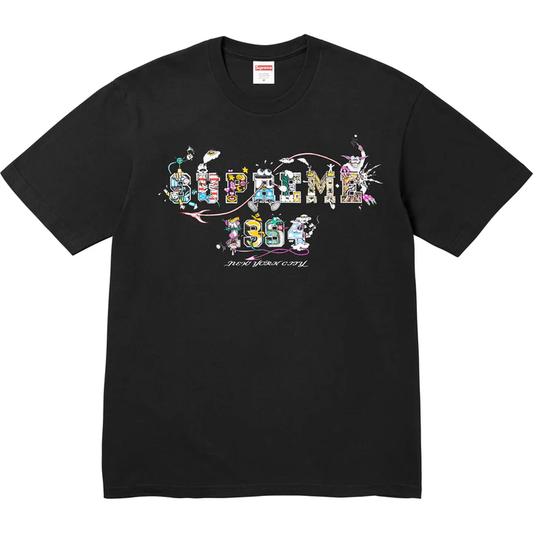 Supreme Varsity Black Tee