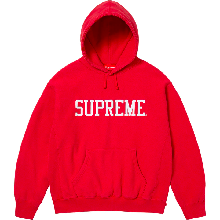 Supreme Varsity Red Hoodie