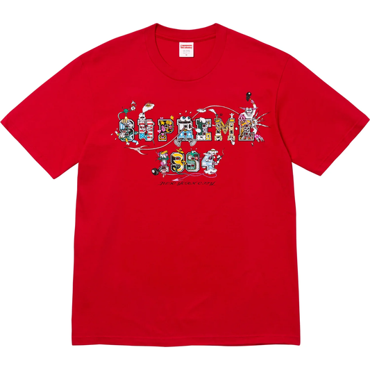 Supreme Varsity Red Tee