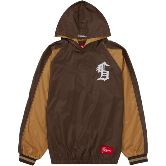 Supreme Warm Up Brown Hooded Pullover