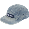 Supreme Washed Chino Twill Denim Camp Cap