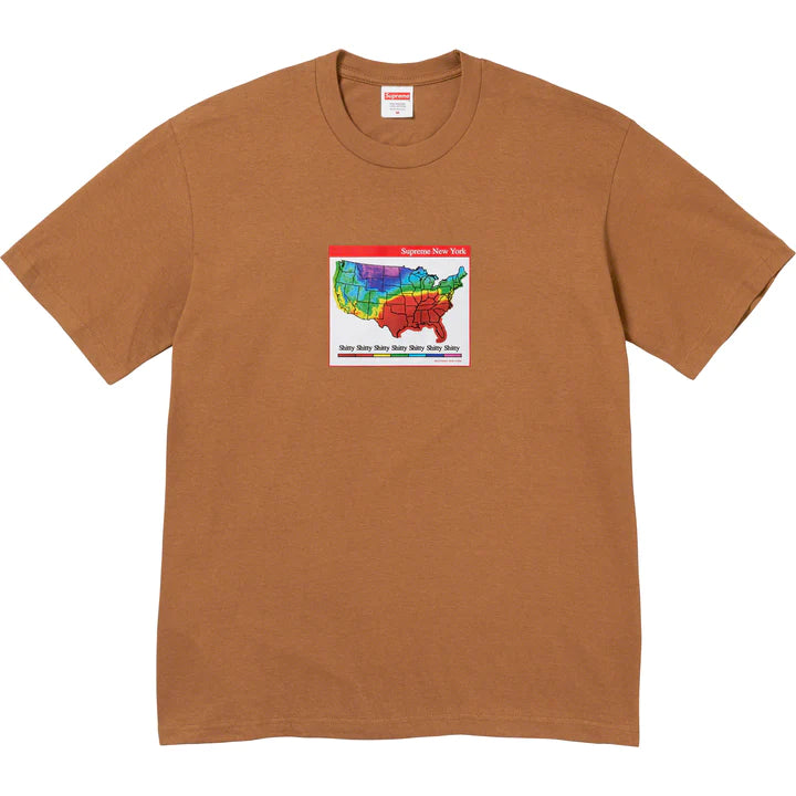 Supreme Weather Light Brown Tee