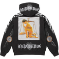 Supreme Wings Black Zip Up Hoodie