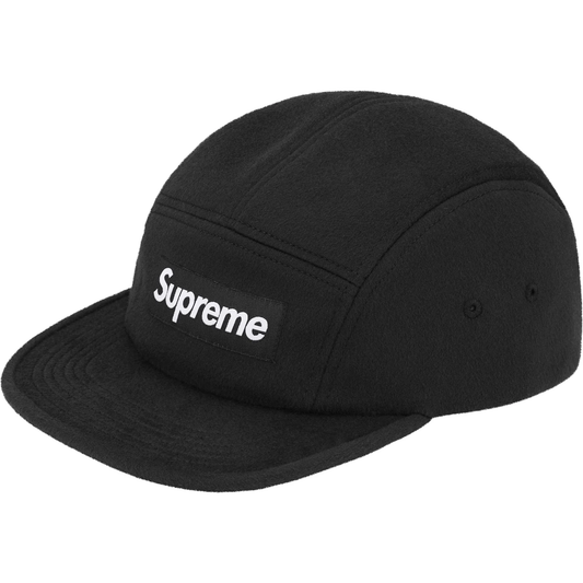 Supreme Wool Black Camp Cap