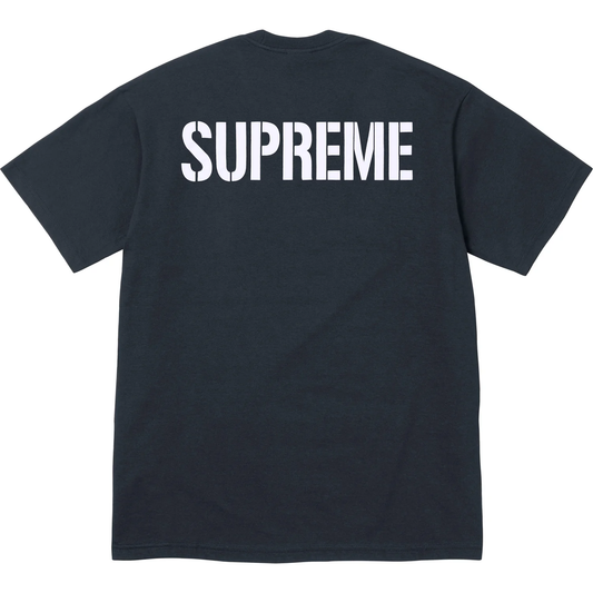 Supreme World Famous Navy Tee