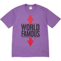 Supreme World Famous Purple Tee