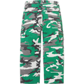 Supreme Zip Off Green Camo Utility Pants
