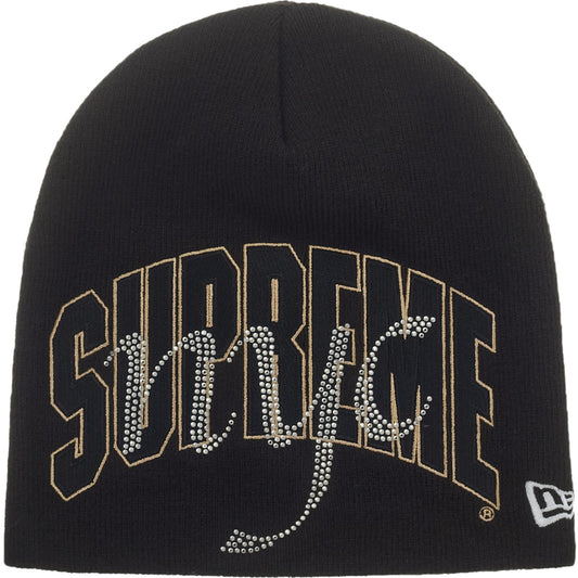 Supreme New Era Rhinestone Black Beanie