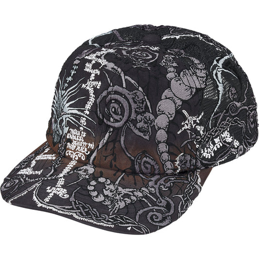 Supreme Wombat Embroidered Mesh Back Black 6-Panel