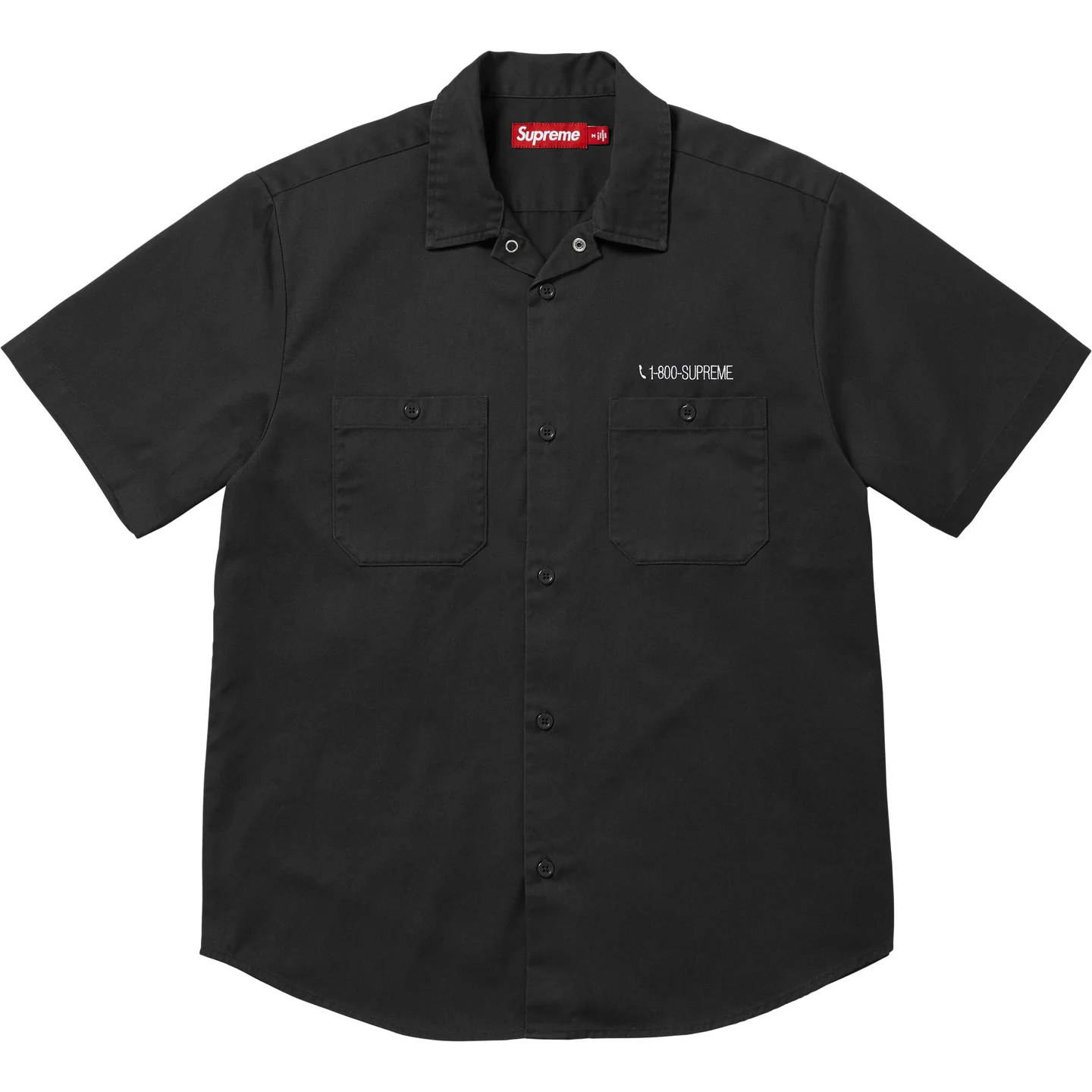 Supreme Aoi Cyborg S/S Work Black Shirt