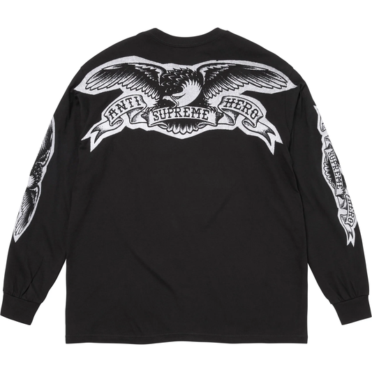 Supreme x Antihero Eagle Black L/S Tee