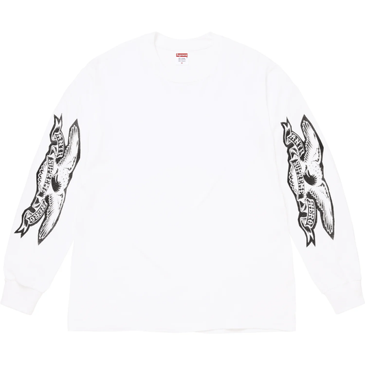 Supreme x Antihero Eagle White L/S Tee