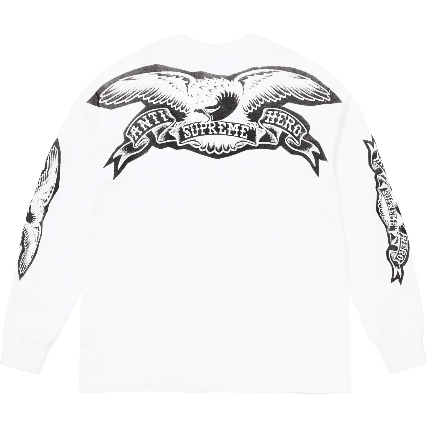 Supreme x Antihero Eagle White L/S Tee