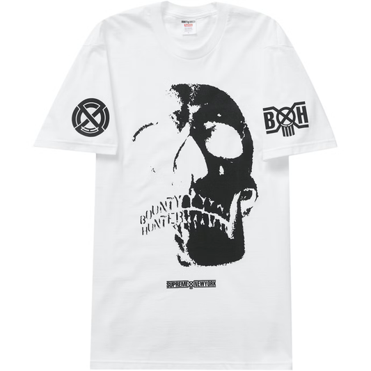 Supreme x Bounty Hunter Skull White Tee