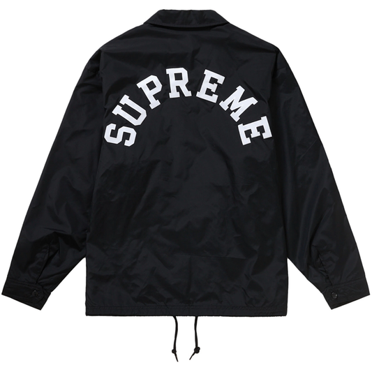 Supreme x Champion Black Coaches Jacket