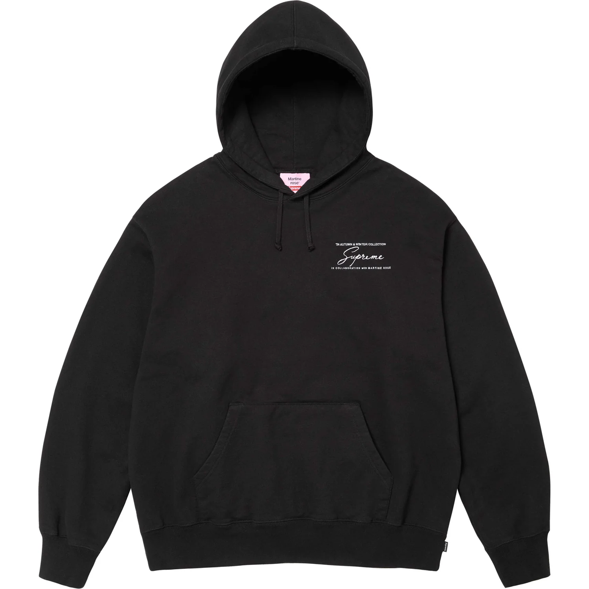 SupremexMartineRoseBlackHoodie