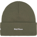 Supreme x New Era Box Logo Light Olive Beanie