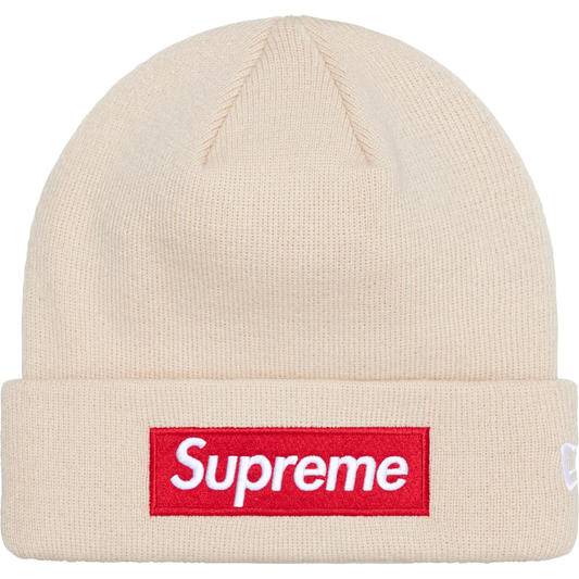 Supreme x New Era Box Logo Stone Beanie