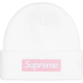 Supreme x New Era Box Logo White Beanie