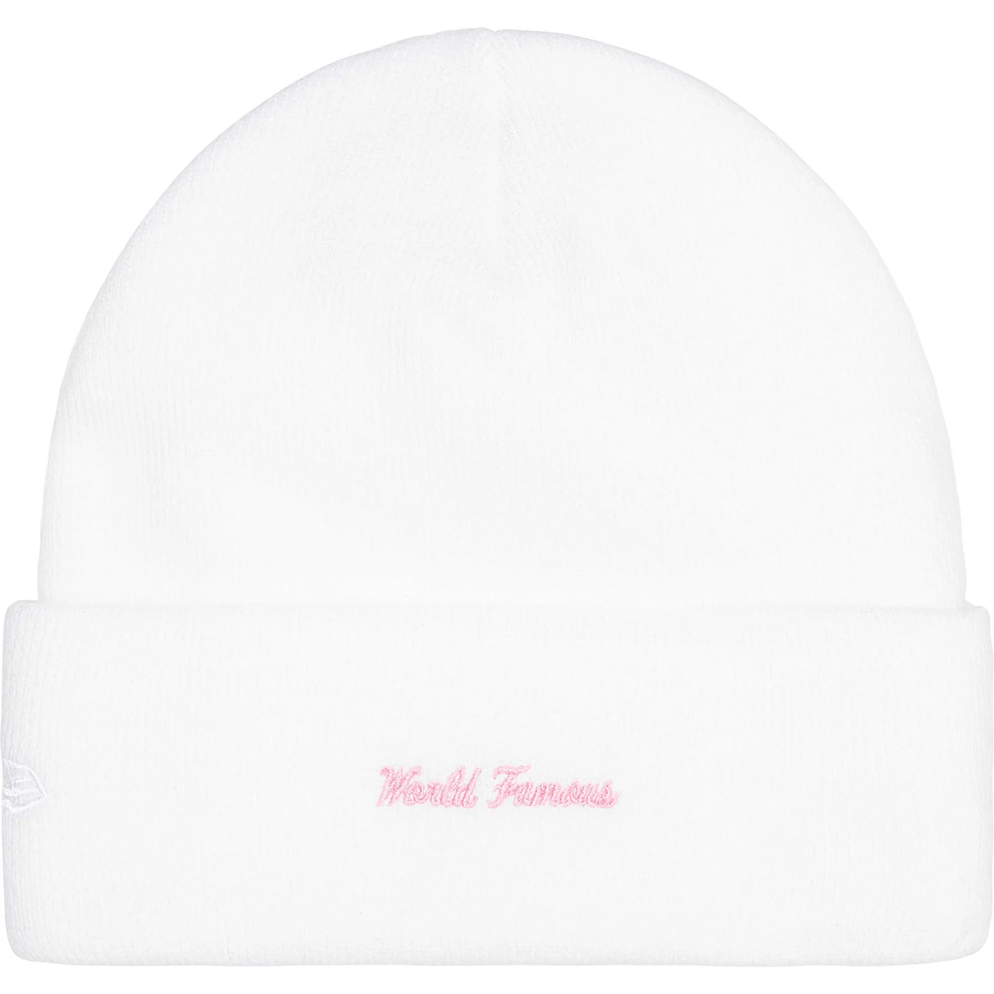 Supreme x New Era Box Logo White Beanie