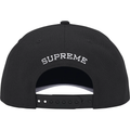 Supreme Gothic Outline Adjustable New Era Black Cap