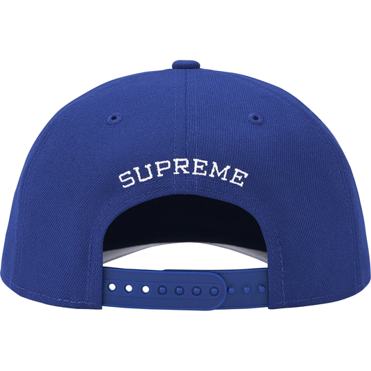 Supreme Gothic Outline Adjustable New Era Navy Cap