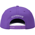 Supreme Gothic Outline Adjustable New Era Purple Cap