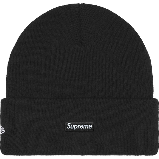 Supreme x New Era Old Englis Black Beanie