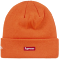 Supreme x New Era S Logo Orange Beanie