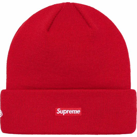 Supreme x New Era Script Red Beanie