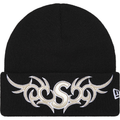 Supreme x New Era Tribal S Logo Black Beanie
