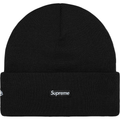 Supreme x New Era Tribal S Logo Black Beanie