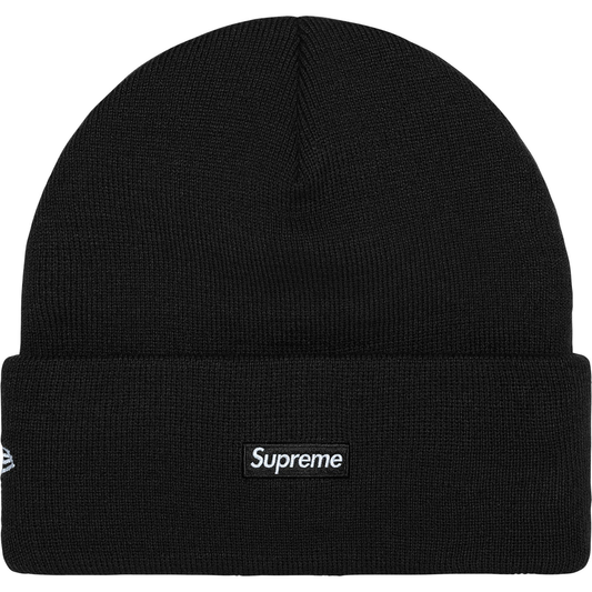 Supreme x New Era Tribal S Logo Black Beanie