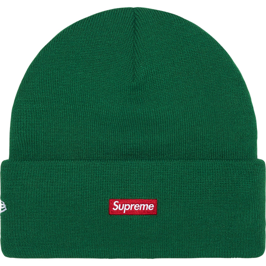Supreme x New Era Tribal S Logo Green Beanie