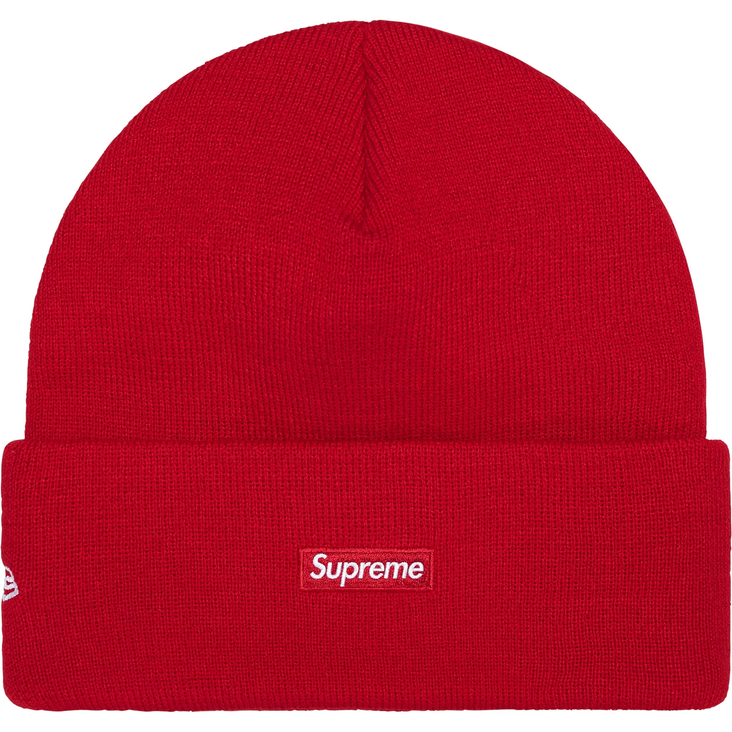 Supreme x New Era Tribal S Logo Red Beanie