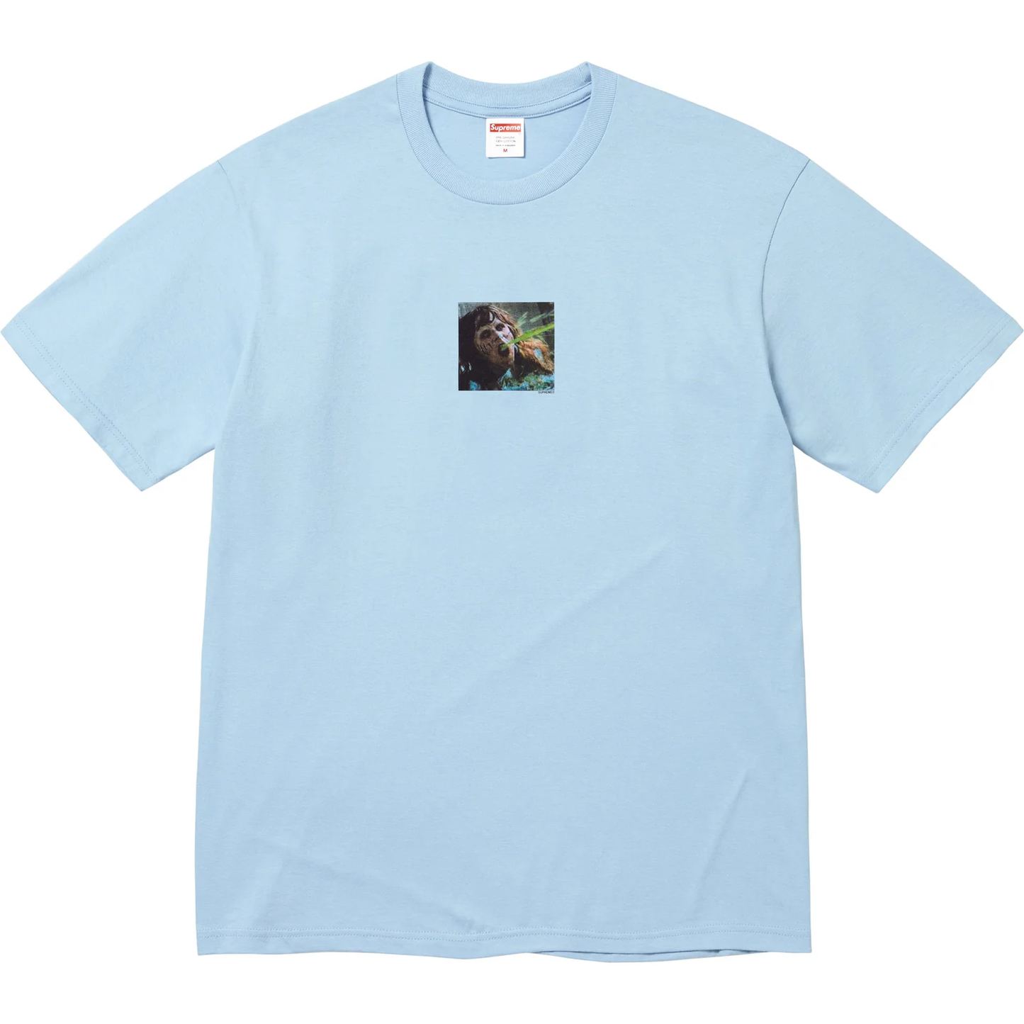 Supreme x The Exorcist Puke Powder Blue Tee