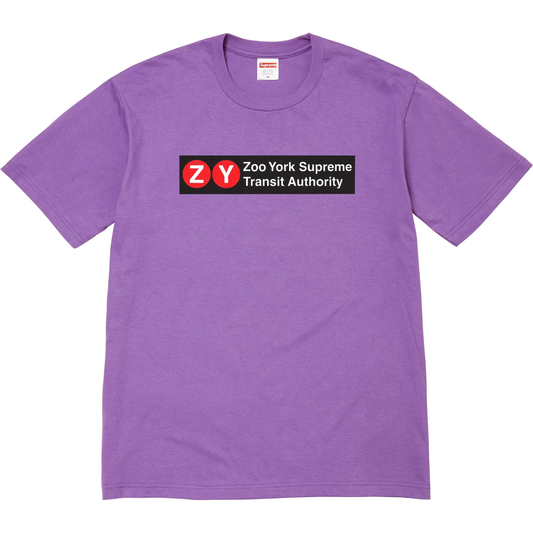 Supreme x Zoo York Transit Purple Tee