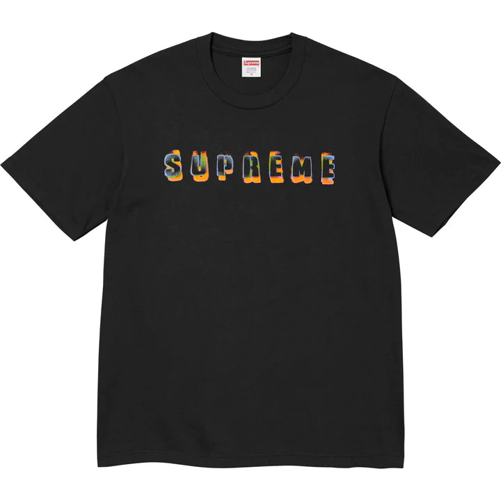 Supreme Stencil Black Tee